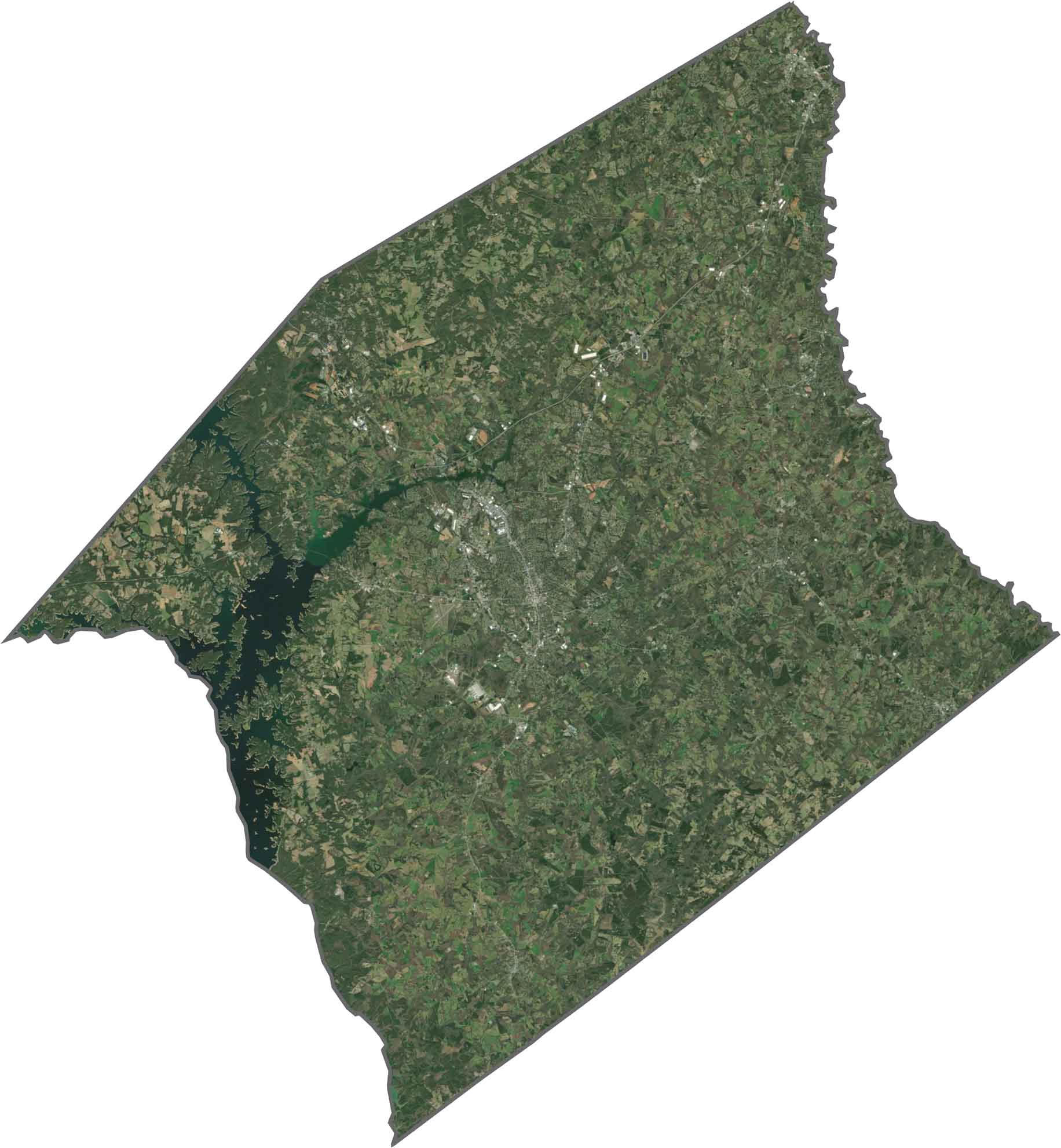 Anderson County Satellite Map South Carolina