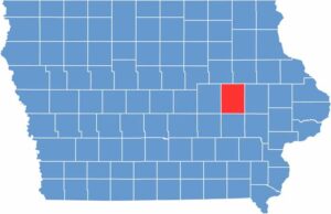 Benton County Map, Iowa - US County Maps