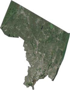 Bergen County Satellite Map New Jersey