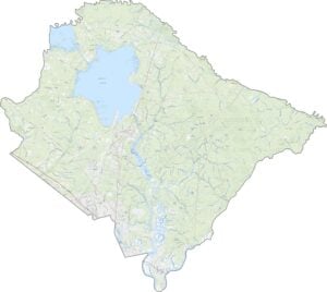 Berkeley County Road Map South Carolina