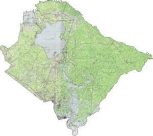 Berkeley County Topographic Map South Carolina