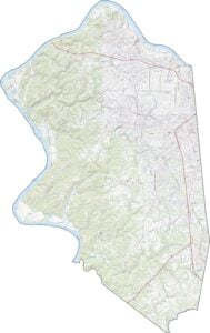 Boone County Road Map Kentucky