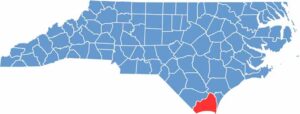 Brunswick County Map, North Carolina - US County Maps