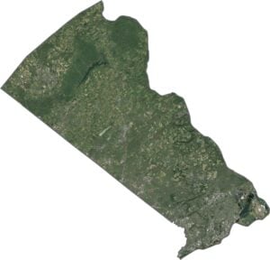 Bucks County Satellite Map Pennsylvania