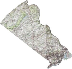 Bucks County Topographic Map Pennsylvania