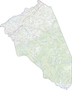 Burlington County Road Map New Jersey