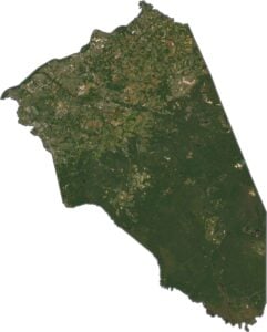 Burlington County Satellite Map New Jersey