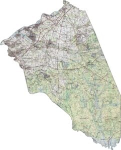 Burlington County Topographic Map New Jersey