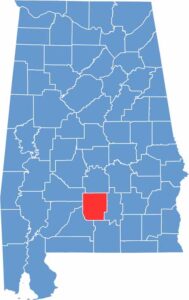 Butler County Map, Alabama - US County Maps