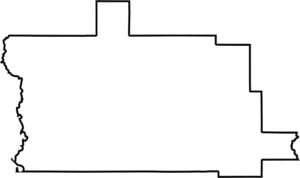 Calcasieu Parish Outline Map Louisiana