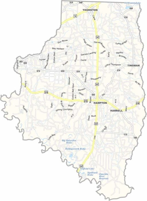 Baxter County Map, Arkansas - US County Maps