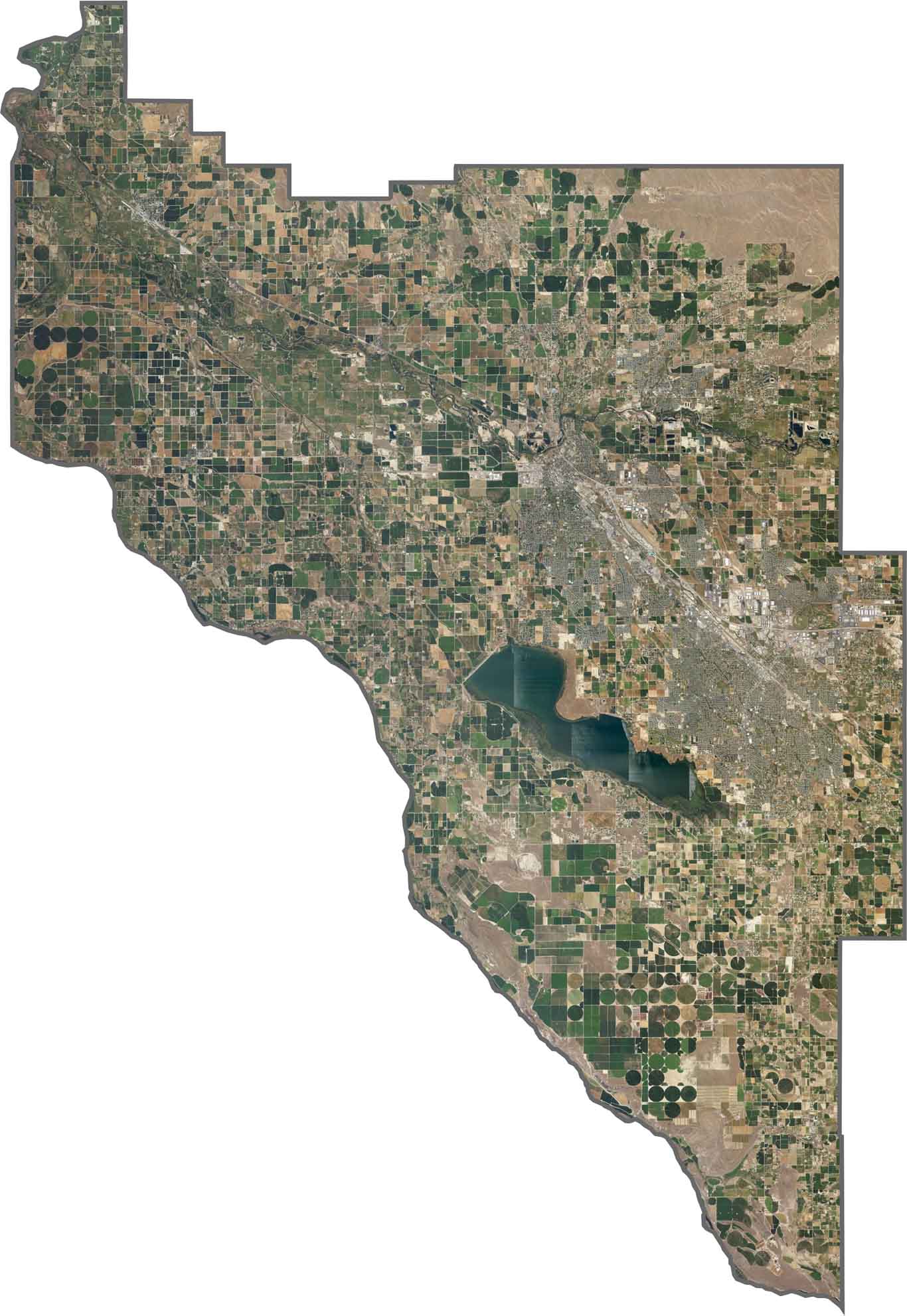 Canyon County Satellite Map Idaho