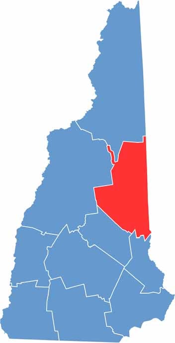 Carroll Location Map New Hampshire