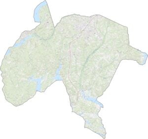 Charles County Road Map Maryland