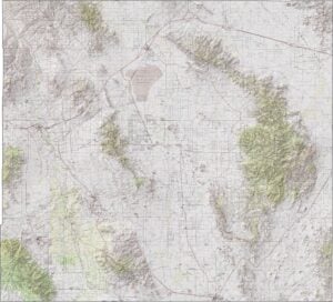 Cochise County Topographic Map Arizona