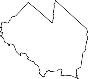 Cumberland County Outline Map New Jersey