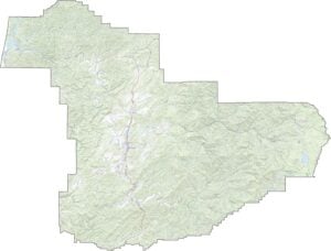 Douglas County Road Map Oregon