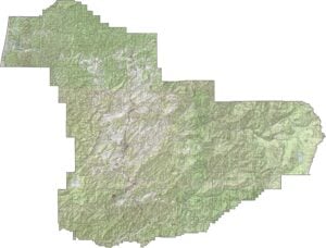 Douglas County Topographic Map Oregon