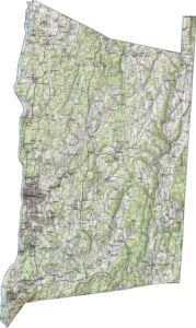 Dutchess County Topographic Map New York