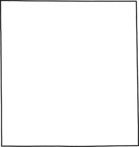 Elkhart County Blank Map Indiana