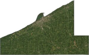 Erie County Satellite Map Pennsylvania