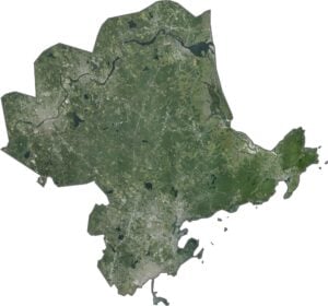 Essex County Satellite Map Massachusetts