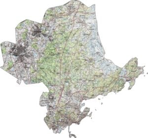 Essex County Topographic Map Massachusetts