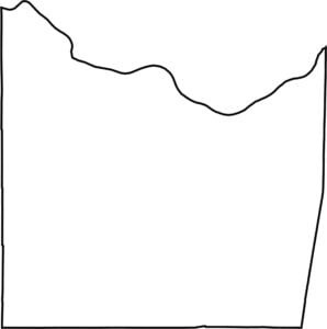 Franklin County Outline Map Missouri