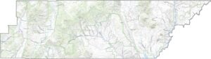 Garfield County Road Map Utah