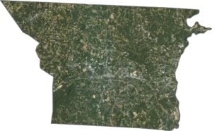 Gaston County Satellite Map North Carolina