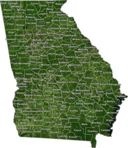 Georgia Satellite County Map