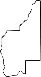 Grant County Outline Map Washington