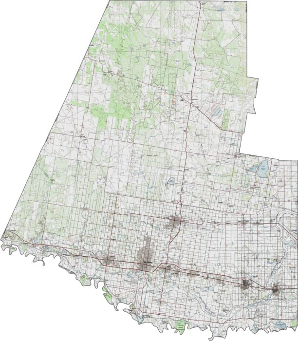 Hidalgo County Map, Texas - US County Maps