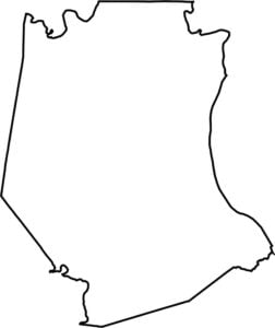 Jefferson County Outline Map Missouri