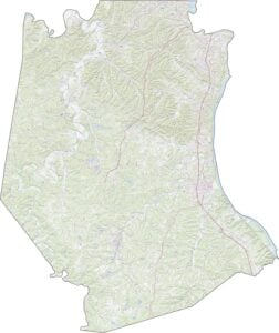 Jefferson County Road Map Missouri