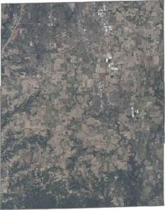 Johnson County Satellite Map Indiana