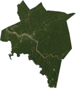 Kanawha County Satellite Map West Virginia