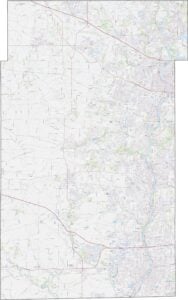 Kane County Topographic Map Illinois