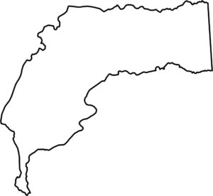 Kent County Outline Map Maryland