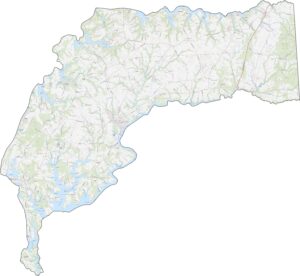 Kent County Road Map Maryland