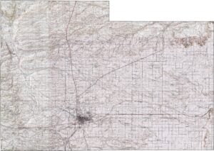 Laramie County Topographic Map Wyoming