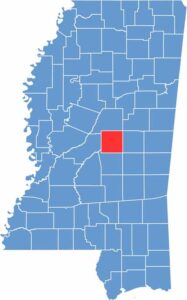Leake County Map, Mississippi - US County Maps