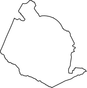 Lexington County Outline Map South Carolina