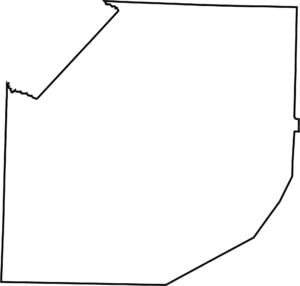 Madison County Outline Map Tennessee