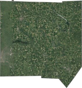 Mercer County Satellite Map Pennsylvania