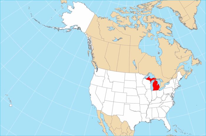 Michigan Map United States
