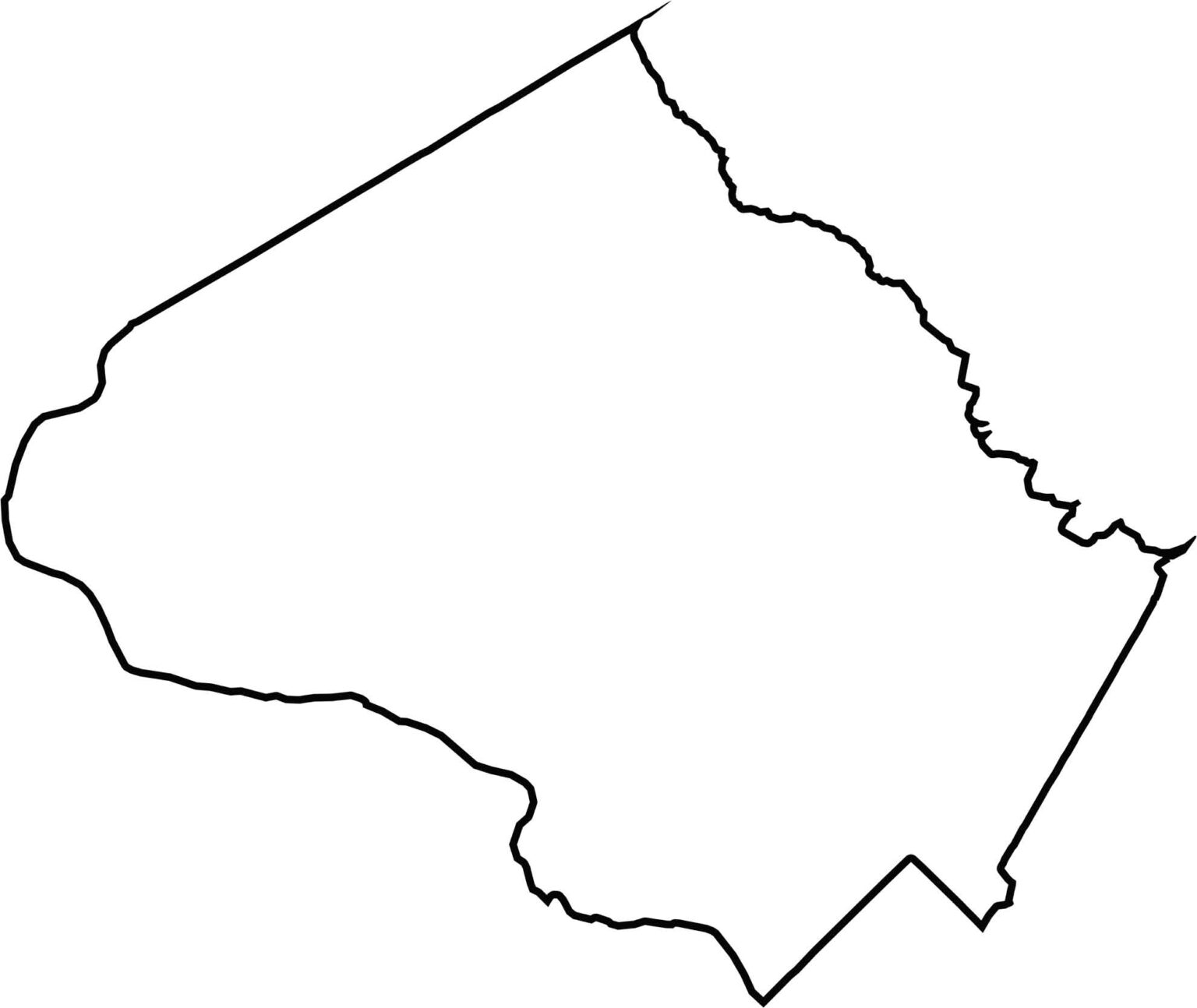 Montgomery County Map, Maryland - US County Maps