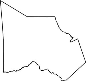 Montgomery County Outline Map Texas
