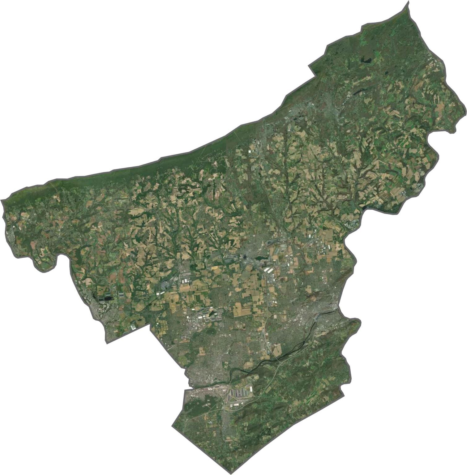 Northampton County Map, Pennsylvania - US County Maps