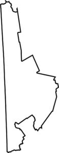 Oxford County Blank Map Maine